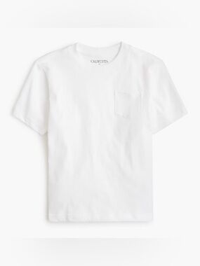 J. Crew Crewcuts White Pocket Tee